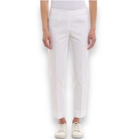 NEW Calvin Klein White Straight Leg Trousers Dress Pants Plus Size 18W - Picture 1 of 11